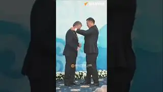Shavkat Mirziyoyev and Sadir Japarov Uzbekistan 🇺🇿 and Kirgizistan 
