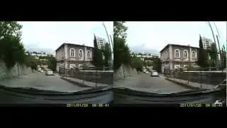 Видео (№002) с видеорегистратора Carcam X8000