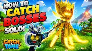 How to Catch Bosses SOLO in Catch and Tame SOLO Boss Guide The ONLY Way to Catch Bosses SOLO #roblox