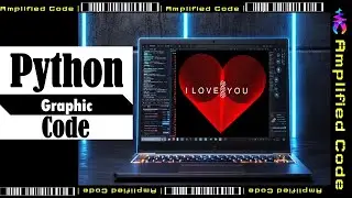 Python Code | Heart | Turtle Graphic | Python Programming