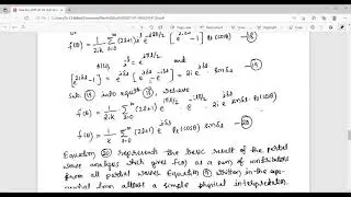 Scattering by a Central Potential : Scattering Amplitude (Part-III)