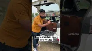 How to maintain spare tyre ?? 🛞🛞 