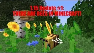 Bees in Minecraft (Minecraft 1.15 Updates)