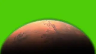 Realistic Mars Green Screen Animation [Free to use]