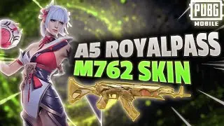 NEW A5 ROYALE PASS! PUBG MOBILE | M762 SKIN 😍