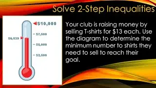 Solve 2 Step Inequalities