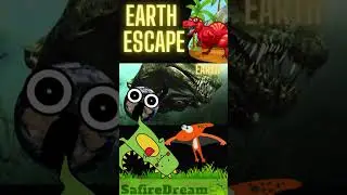 SCARED EARTH #space  #planets  #dinosaur