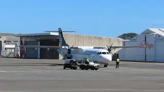 [4K] Wellington Airport - Air New Zealand ATR 72-600 ZK-MVC Engine Start Western Apron - 24/9/2021