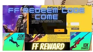 free fire new redeem code today | free fire redeem code today | rampage party redeem code