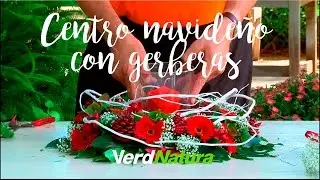 Tutorial: Centro navideño con gerberas