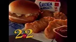 McDonalds 2 for 2 Commercial   1998