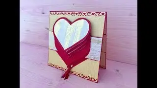 МК Открытка на день влюблённых