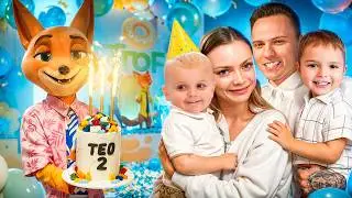 СДЕЛАЛИ ИЗ ДНЯ РОЖДЕНИЯ - НАСТОЯЩИЙ МУЛЬТИК / ДР Тео