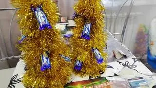 Ёлочка из шампанского своими руками🎄