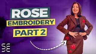 Creating Couture: ROSE Embroidery Elevating Peaked Lapel Suit (Part 2) susaneliascouture