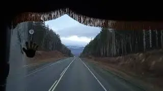 трасса М5, машина с горы не едет