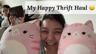 My Happy Thrift Haul : Free People, JW Pei, Lululemon, Squishmallows and more!