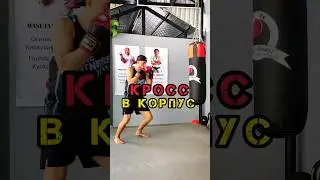 🔥Кросс в корпус | Cross Body Tutorial #бокс #мма #муайтай #karate #boxing #нокаут #mma #бой #спорт