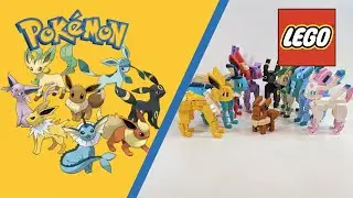 I built EVERY Eeveelutions out of LEGO!