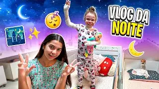 VLOG DA NOITE COM SARAH E ELOAH 100% Real *30 minutos sem cortes - Família Araújo