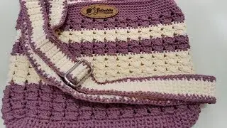 Tutorial cara memasang ring & handle panjang pada tas rajut