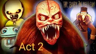 The baby in yellow chapter 1 Act 2 full gameplay video horror gameplay video 💀🤯