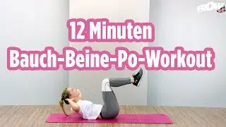 12-minute abdominal and leg workout - Daria shows how easy it is to stay fit