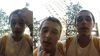 Brooklyn Beckham | Instagram Live Stream | 10 October 2017