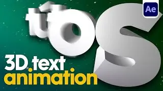 How to Animate 3D Text in After Effects