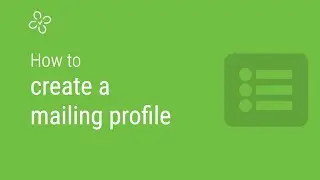 How to create a mailing profile