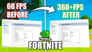 BEST Nvidia Control Panel Settings For Fortnite! - (UPDATED FPS BOOST)