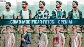 Como Modificar Foto com Inteligência Artificial Open AI - substituir roupa e cabelo, replace tool