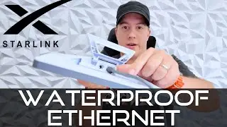 How To Waterproof The Starlink Mini Ethernet With Starlink's Official Waterproof Ethernet Cable