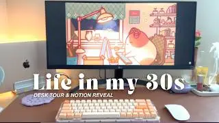 Notion dashboard reveal 👀 Productive day of a freelancer 🫶🏻 desk tour & grocery haul relaxing vlog 🤍