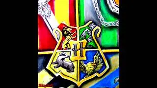 Drawings Harry Potter Hogwarts faculties 