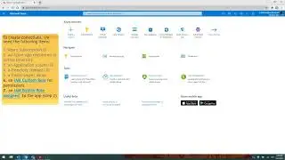 Setting up Microsoft Azure's REST API