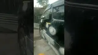 Toyota Alphard bumper repair and respray