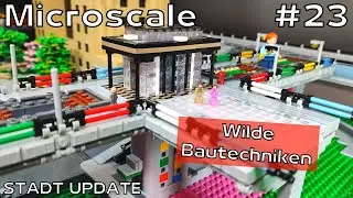 Wilde Bautechniken in der Fußgängerzone | Microscale MOC | LEGO® Klemmbaustein STADT UPDATE (23)