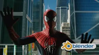 The Amazing Spiderman animation made in Blender