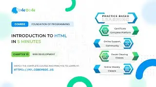 HTML in 5 minutes | Introduction to HTML | What is HTML | Use of HTML