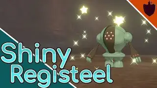 LIVE! Shiny Registeel in Pokémon Sword and Shield (Crown Tundra DLC) after 1025 Encounters!