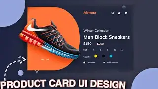 Responsive Product Card UI Design Html Css | Responsive Design Tutorial