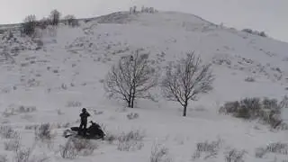 На Снегоходе на гору Юрак Тау