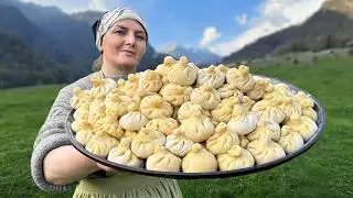 We Cooked The Most Delicious Georgian Dish Khinkali! Incredibly Juicy And Healthy