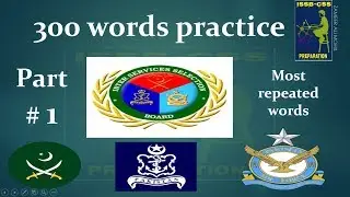 word association test issb practice  |  practice# 1  |  300 most repeated words in issb