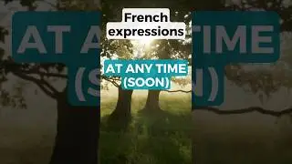How to say AT ANY TIME in French #shorts