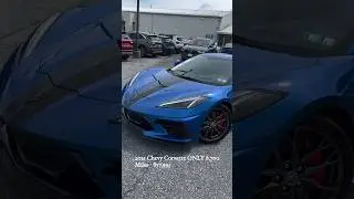 2021 Chevrolet Corvette with only 6,700 miles! Red interior, and it’s yours for just $77,995
