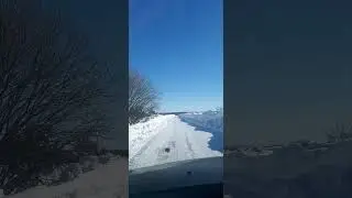 Снега ещё много.Еду до Мая в деревню.