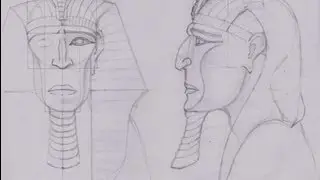 Speedpainting: Model sheet 'Pharaoh Seti' from Prince of Egypt