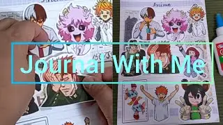 Journal With Me | Anime #journalwithme #anime #jounaling #scrapbooking